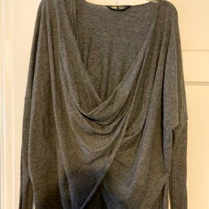 North face yoga wrap pull over